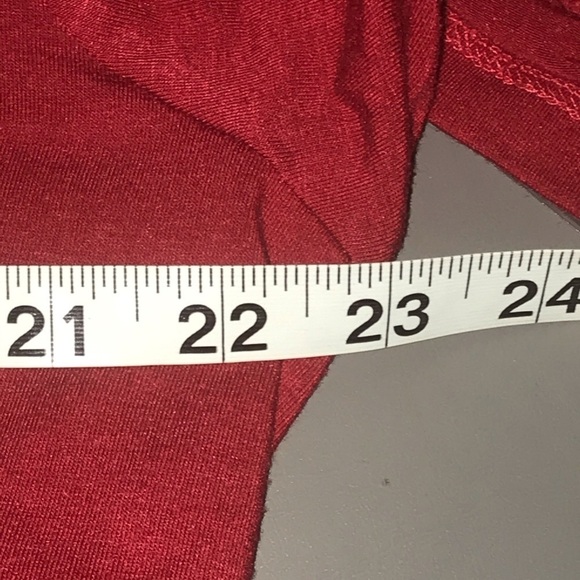 Motherhood Maternity Red Dress – XL with Knot Front & Tie Back - Picture 9 of 10